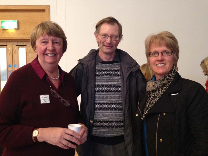 Barbara Kelso (right) who organises the Northern region's lecture programme with Agnes Peacocke and Robert Trotter who have recently joined the committee  