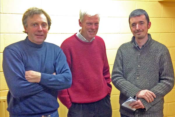 Photo: LtoR – Oliver Schurmann (Mount Venus Nursery), Martin Edwardes (IGPS Munster Committee), Adam Whitbourn (IGPS Munster Committee)